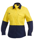 KingGee Work Wear KingGee Workcool 2 Women's Hi Vis Spliced Shirt L/S K44543