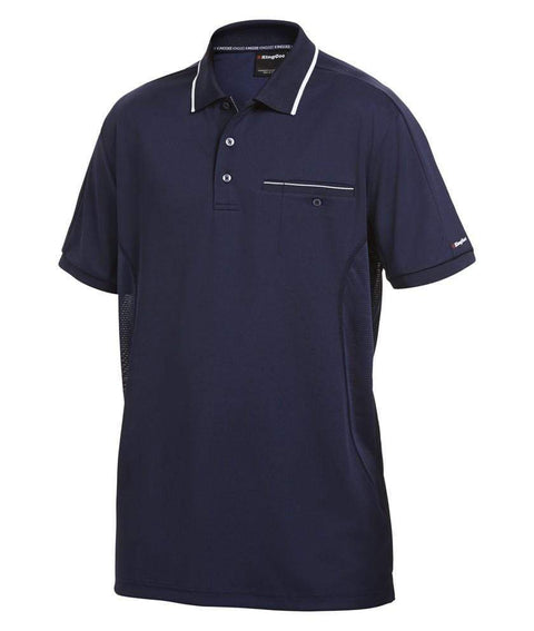 KingGee Work Wear Navy / S KingGee Workcool Hyperfreeze Polo S/S K69789