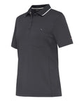 KingGee Work Wear Charcoal / XS KingGee Workcool Hyperfreeze Polo S/S Womens K44740