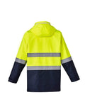 Syzmik Workwear Mens Hi Vis Basic 4 in 1 Waterproof Jacket ZJ220  flash uniforms   