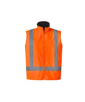 Syzmik Workwear Mens Hi Vis Basic 4 in 1 Waterproof Jacket ZJ220  flash uniforms   