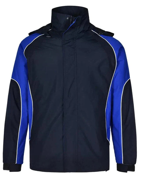 Winning Spirit Arena Unisex Jacket JK77 Casual Wear Winning Spirit 2XS Navy/White/Royal 