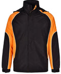 Winning Spirit Arena Unisex Jacket JK77 Casual Wear Winning Spirit 2XS Black/White/Orange 