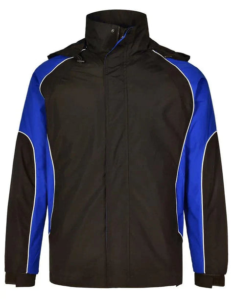 Winning Spirit Arena Unisex Jacket JK77 Casual Wear Winning Spirit 2XS Black/White/Royal 