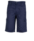 SYZMIK Men’s Drill Cargo Shorts ZW012 Work Wear Syzmik Navy 72 