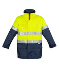 SYZMIK Men’s Hi Vis Waterproof Lightweight Jacket ZJ355 Work Wear Syzmik Yellow/Navy S 