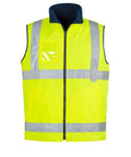 SYZMIK Men’s Hi Vis Waterproof Lightweight Vest ZV358 Work Wear Syzmik Yellow S 