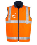 SYZMIK Men’s Hi Vis Waterproof Lightweight Vest ZV358 Work Wear Syzmik Orange S 