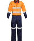 SYZMIK Men’s Rugged Cooling Taped Overall ZC804 Work Wear Syzmik Orange/Navy 77 