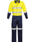 SYZMIK Men’s Rugged Cooling Taped Overall ZC804 Work Wear Syzmik Yellow/Navy 77 