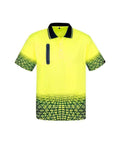 SYZMIK Men’s Tracks Polo ZH300 Work Wear Syzmik Yellow/Navy XXS 