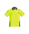 SYZMIK mens komodo polo zh320 Work Wear Syzmik Yellow/Charcoal XXS 