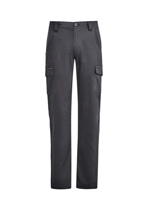 SYZMIK mens lightweight drill cargo pant zp505 Work Wear Syzmik Charcoal 132 