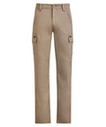 SYZMIK mens lightweight drill cargo pant zp505 Work Wear Syzmik Khaki 132 