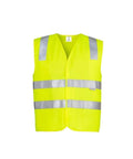 SYZMIK Unisex Hi Vis Basic Vest ZV999 Work Wear Syzmik Yellow XS 