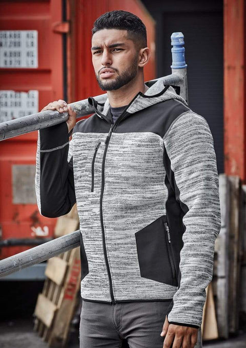 SYZMIK Unisex Streetworx Reinforced Knit Hoodie ZT360 Work Wear Syzmik   