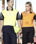 SYZMIK Women’s Hi Vis Zone Polo ZHL236 Work Wear Syzmik   