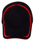 Contrast Trim Cap Ch75 Active Wear Winning Spirit Black/Red One size 