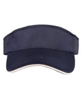 Contrast Sandwich Visor Ch49 Active Wear Winning Spirit Navy/Stone One size 