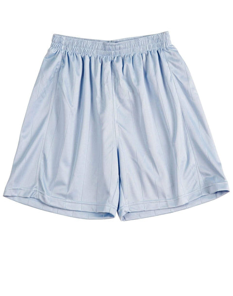 Shoot Soccer Shorts Kids Ss25k Active Wear Winning Spirit Sky Blue 6K 