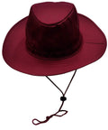 Slouch Hat With Break-away Clip Strap H1026 Active Wear Winning Spirit Maroon S 