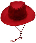 Slouch Hat With Break-away Clip Strap H1026 Active Wear Winning Spirit Red S 