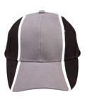 Winning Spirit Tri-colour cap CH83 Active Wear Winning Spirit Grey/White/Black, One size 