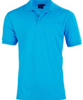 Connection Polo Men's Ps63 Casual Wear Winning Spirit Aqua Blue S 