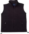 Freedom Polar Fleece Vest- Unisex Pf02 Casual Wear Winning Spirit Black/Black 2XS 