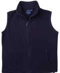 Freedom Polar Fleece Vest- Unisex Pf02 Casual Wear Winning Spirit Navy/Navy 2XS 