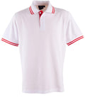 Winning Spirit Grace Polo Shirt Kids PS65K Casual Wear Winning Spirit White/Red 6K 