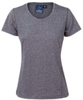 High Performance Heather Tee Ladies Ts28 Casual Wear Winning Spirit Navy 8 