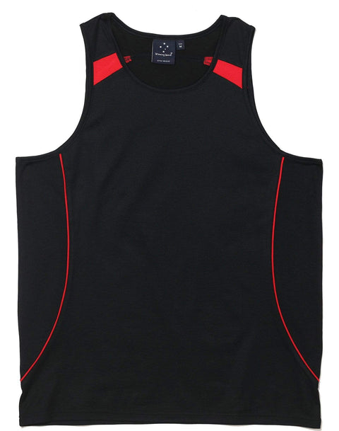 Legend Singlet Men's Sl53 Casual Wear Winning Spirit Black/Red XS 