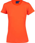 Rotator Tee Ladies Ts30 Casual Wear Winning Spirit Fluoro orange 6 