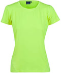 Rotator Tee Ladies Ts30 Casual Wear Winning Spirit Fluoro yellow 6 