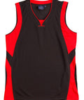 Slamdunk Singlet Adult Ts83 Casual Wear Winning Spirit Black/Red S 