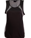 Sprint Singlet Ladies Ts74 Casual Wear Winning Spirit Black/Ash 6 