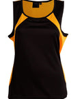 Sprint Singlet Ladies Ts74 Casual Wear Winning Spirit Navy/Gold 6 