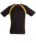 Sprint Tee Shirt Men's Ts71 Casual Wear Winning Spirit Black/Gold S 