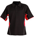 STATESMAN POLO Men's PS68 Casual Wear Winning Spirit Black/White/Red S 