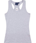 Stretch Raceback Singlet Ladies Ts21a Casual Wear Winning Spirit Grey 8 