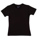 Superfit Tee Shirt Ladies' Ts15 Casual Wear Winning Spirit Black 8 