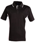 Teammate Polo Men's Ps73 Casual Wear Winning Spirit Black/White S 