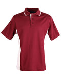 Teammate Polo Men's Ps73 Casual Wear Winning Spirit Maroon/White S 