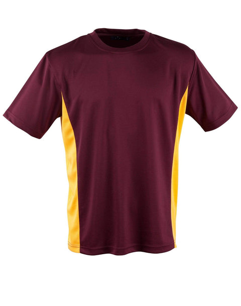 Teammate Tee Unisex Ts12 Casual Wear Winning Spirit Maroon/ Gold 2XS 