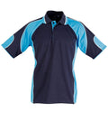 Winning Spirit Alliance Polo Kids Ps61k Casual Wear Winning Spirit Navy/Aqua Blue 6K 