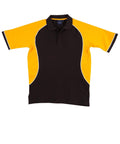 Winning Spirit Arena Polo Kids Ps77k Casual Wear Winning Spirit Black/White/Gold 4K 