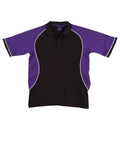 Winning Spirit Arena Polo Kids Ps77k Casual Wear Winning Spirit Black/White/Purple 4K 