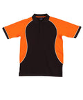 Winning Spirit Arena Polo Kids Ps77k Casual Wear Winning Spirit Black/White/ Orange 4K 