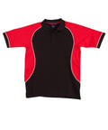 Winning Spirit Arena Polo Kids Ps77k Casual Wear Winning Spirit Black/ White/Red 4K 